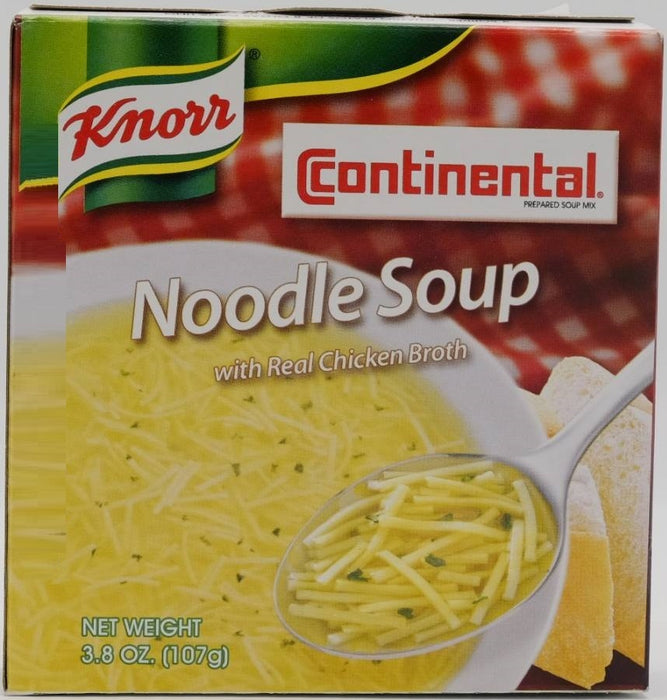 Knorr Continental Noodle Soup with Real Chicken Broth, 2 x 3.8 oz