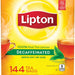 Lipton Decaf Black Tea Two-Pack, 144 ct