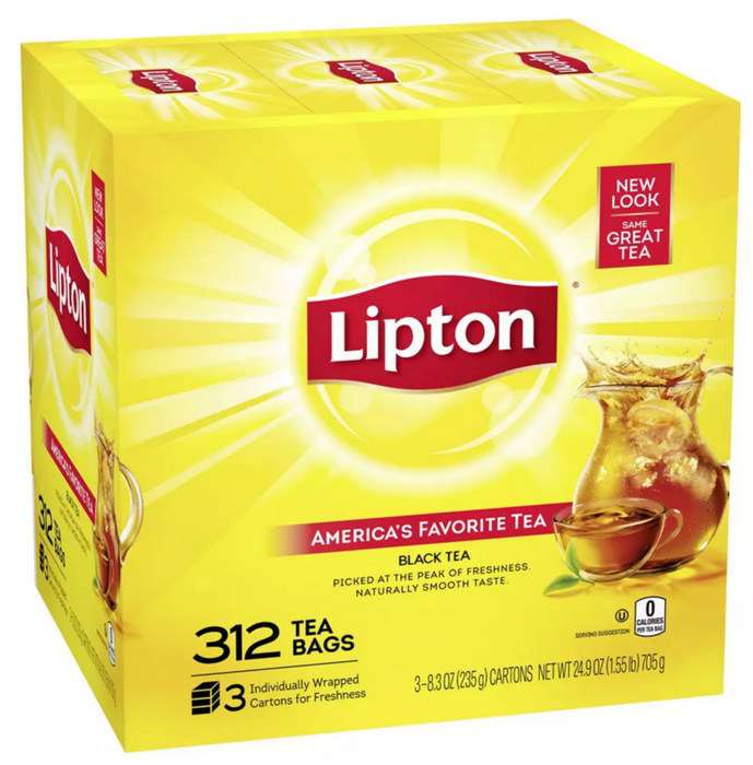 Lipton Black Tea Bags , 312 ct