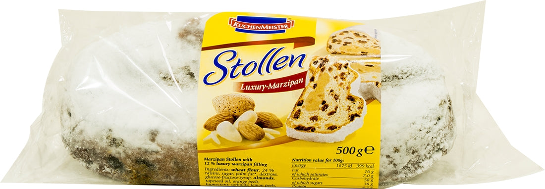 Kuchen Meister Marzipan Christmas Stollen, 500 gr