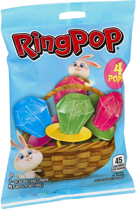 Topp's Easter Ring Pop, 4 ct