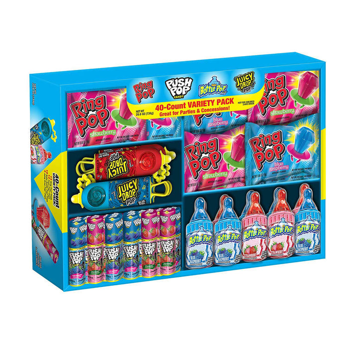 Topps Ring Pop Candy, Variety Pack