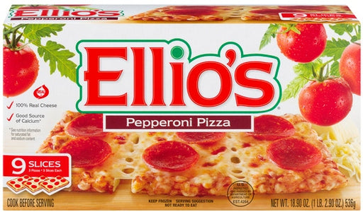 Ellio's Pepperoni Pizza, 9 ct
