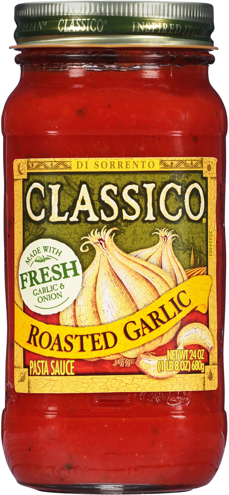 Classico Roasted Garlic Pasta Sauce, 24 oz