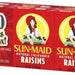 Sun Maid Raisins, 100 Calories per Box, 6 x 1 oz