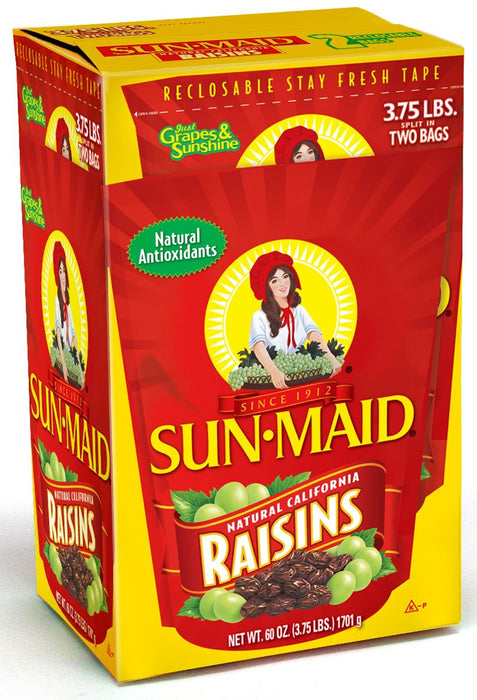 Sun-Maid Raisins, Value Pack, 2 x 30 oz