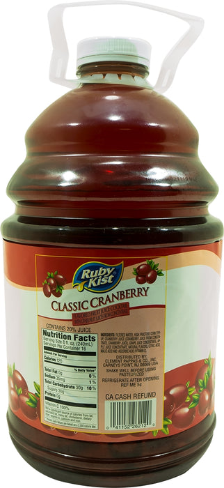 Ruby Kist Classic Cranberry Cocktail, 1 Gal — Goisco.com