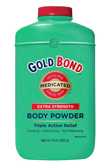 Gold Bond Medicated Extra Strength Body Power Triple Action Relief , 10 oz