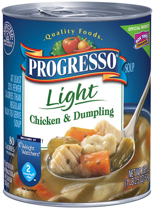 Progresso Light Chicken & Dumpling Soup, 18.5 oz