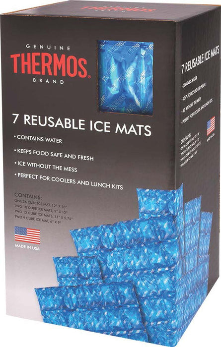 Thermos Reusable Ice Mat Set , 7 pcs