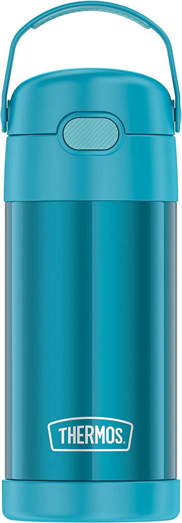 Thermos Kids Funtainer Stainless Steel Vacuum Insulated Straw Bottle, Frozen, 12 fl oz