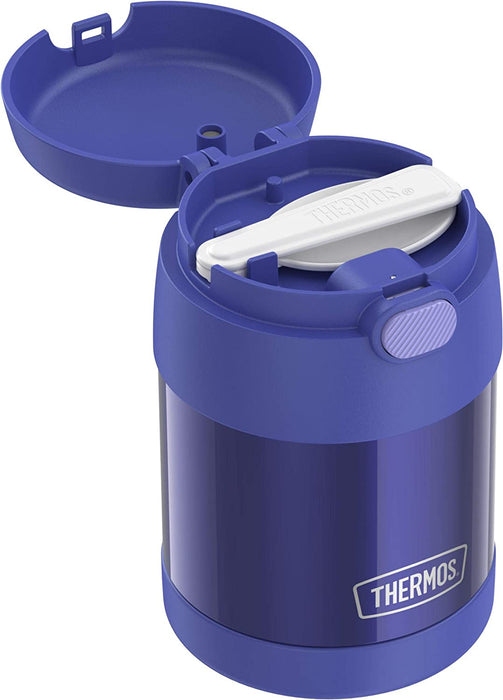 Thermos FunTainer Stainless Steel Vacuum Insulated Kids Food Jar, Purple, 10 oz