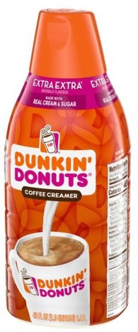 Dunkin Donuts Extra Coffee Creamer, 48 oz