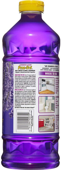 Pine-Sol Multi-Surface Cleaner & Deodorizer, Lavender Scent, 48 oz