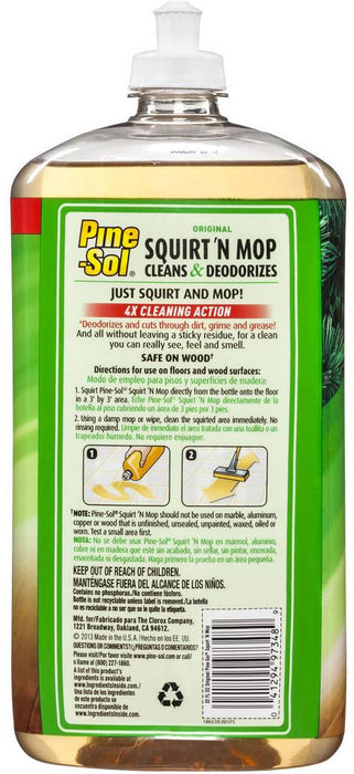 Pine-Sol Squirt 'n Mop Multi-Surface Floor Cleaner, Cleans & Deodorizes , 32 oz