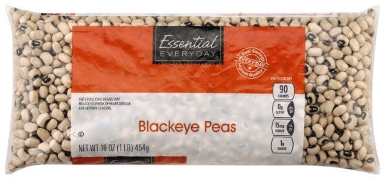 Essential Everyday Black Eye Peas, 454 gr