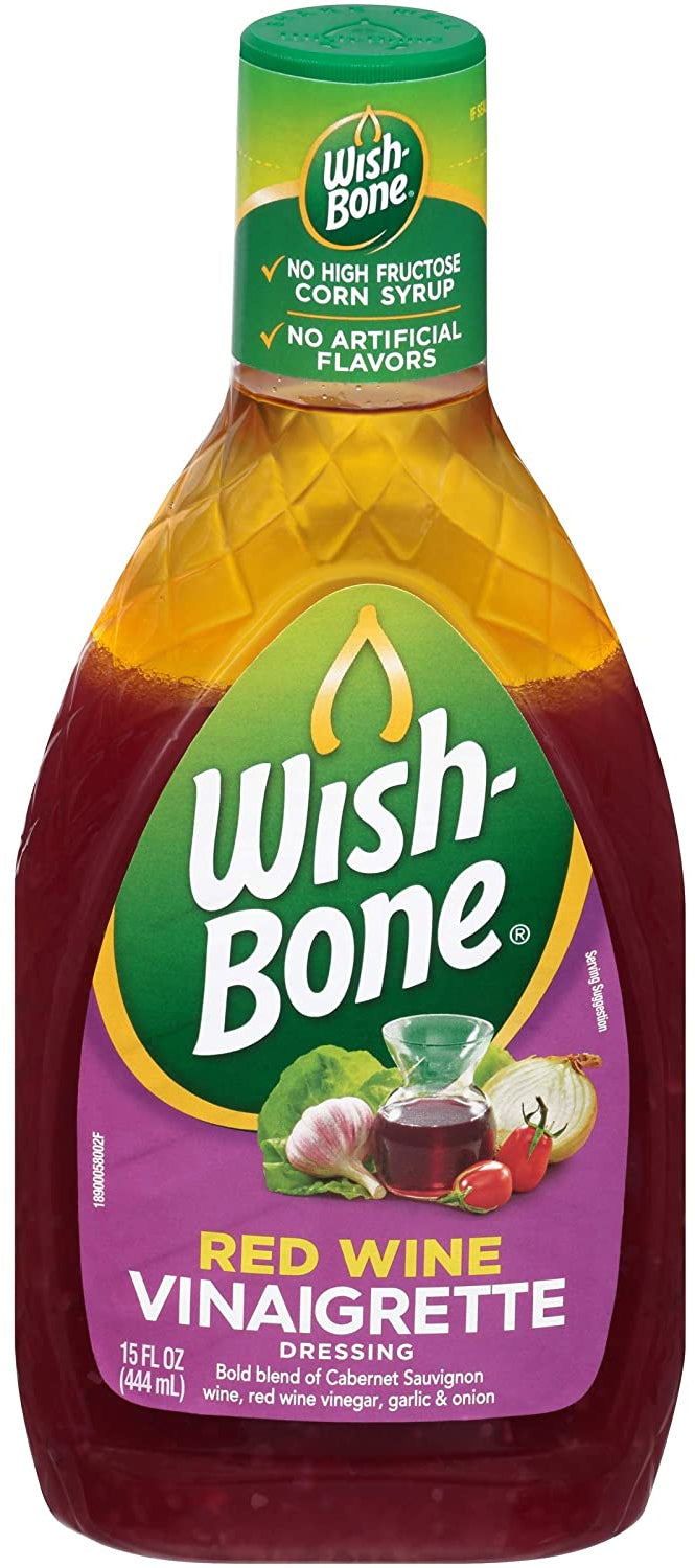 WishBone Red Wine Vinaigrette Dressing, 15 oz —