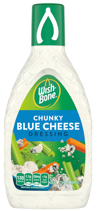 Wishbone Chunky Blue Cheese Dressing , 15 oz