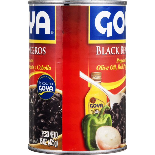 Goya Black Bean Soup Can , 15 oz