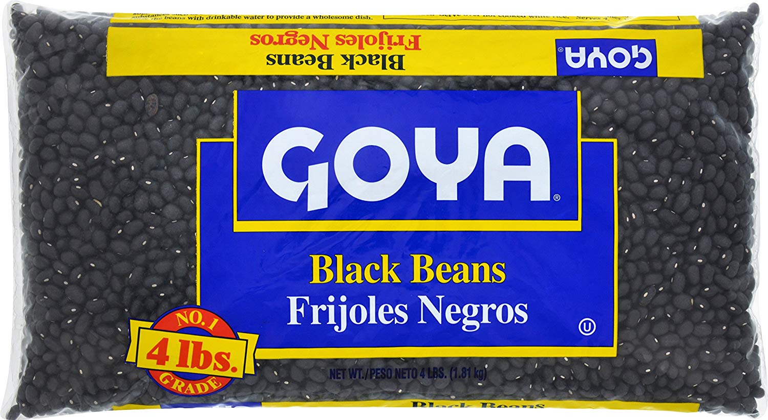 Goya Black Beans, 4 lbs