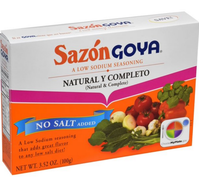 Goya Sazon Natural And Complete Seasoning 3 52 Oz —