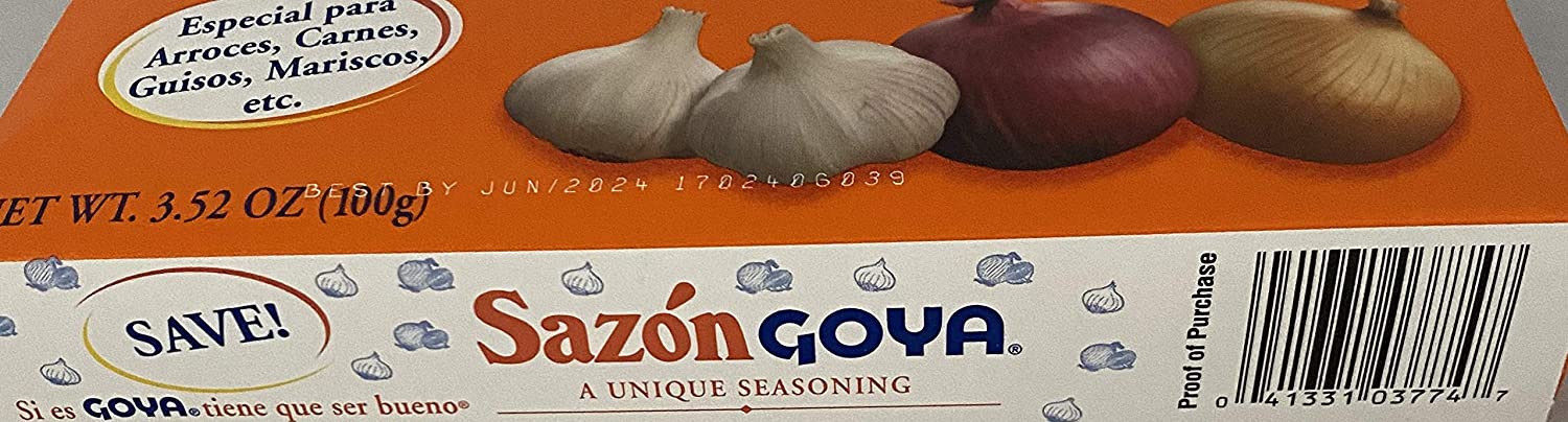 Goya Garlic & Onion Seasoning , 3.52 oz