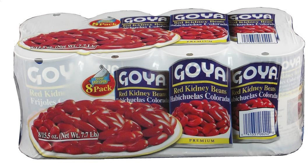Goya Red Kidney Beans Value Pack, 8 x 439 gr