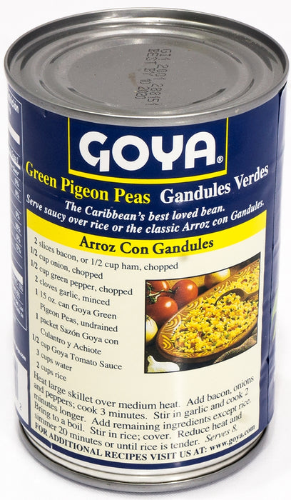Goya Green Pigeon Peas, 15 oz