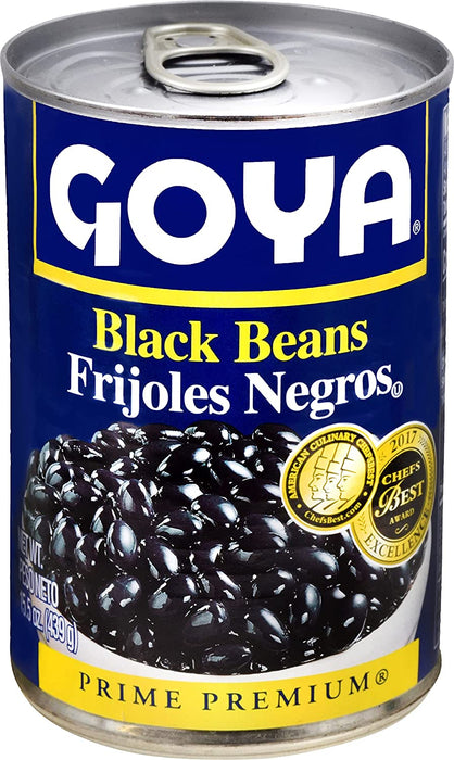 Goya Canned Black Beans, 15.5 oz