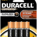 Duracell Coppertop AA Alkaline Batteries, 4 pcs