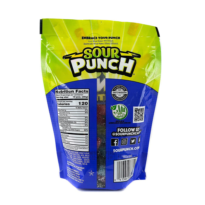 Sour Punch Assorted Chewy Candy Bites , 9 oz