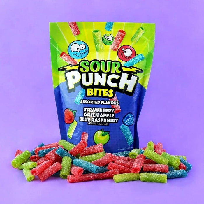 Sour Punch Assorted Chewy Candy Bites , 9 oz