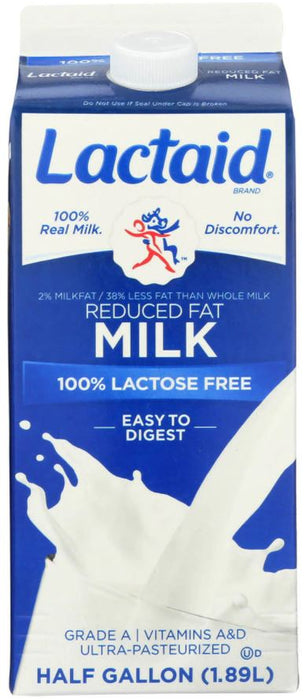 Lactaid 100% Lactose Free Reduced Fat Milk , 64 oz