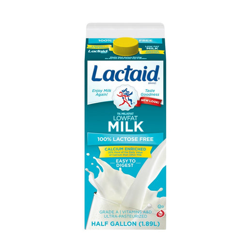 Lactaid Low Fat Milk, 100% Lactose Free, Ultra Pasteurized, 64 oz