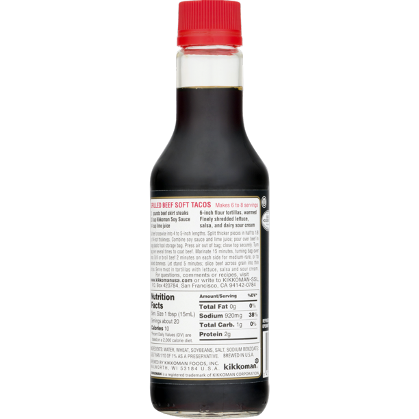 Kikkoman Soy Sauce , 10 oz