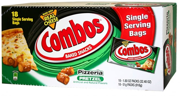 Combos Pretzels Value Pack, Pizzeria, 18 x 51 gr