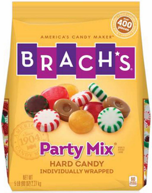 Brachs Party Mix Hard Candy, Individually Wrapped, 5 lbs