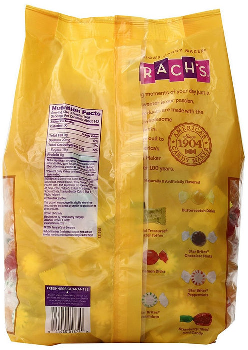 Brachs Party Mix Hard Candy, Individually Wrapped, 5 lbs
