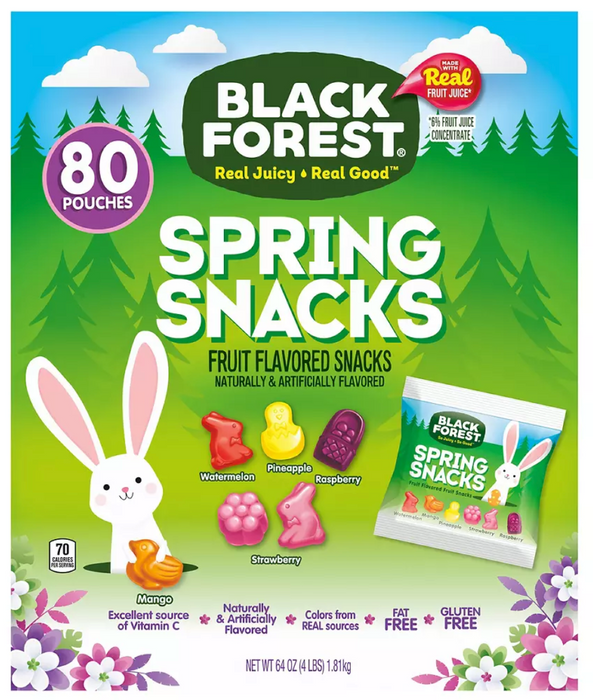 Black Forest Spring Fruit Snacks , 80 ct