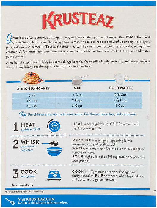 Krusteaz Light & Fluffy Buttermilk Pancake Mix , 32 oz