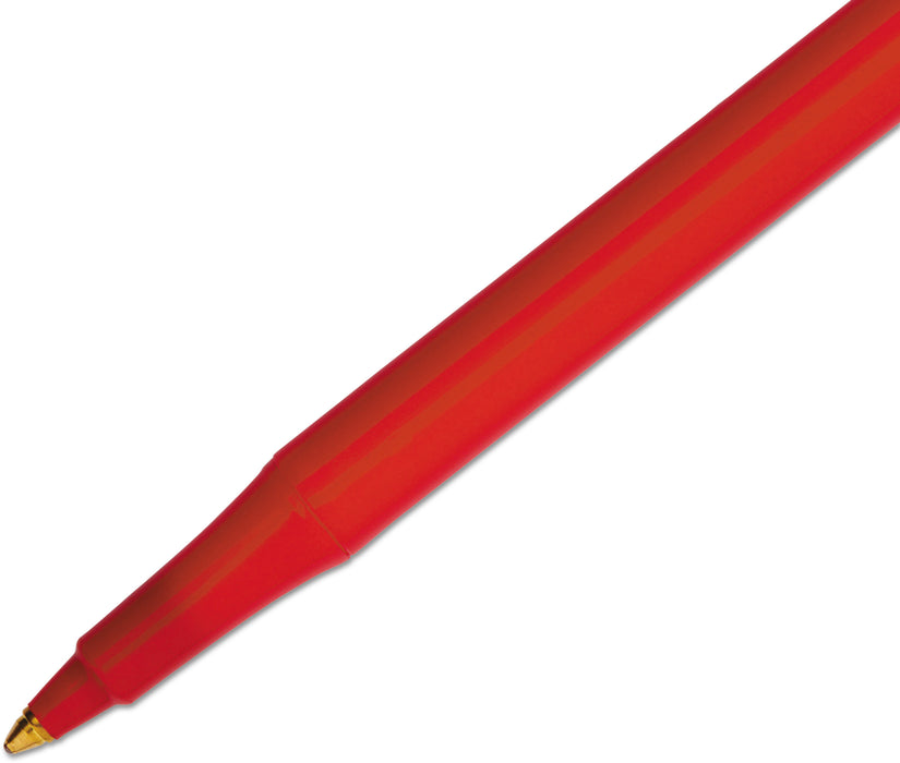 Paper Mate Red Ball Point Pens, 1 mm , 12 ct