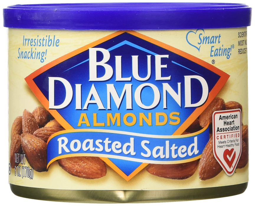 Blue Diamond Roasted Salted Almonds, 6 oz