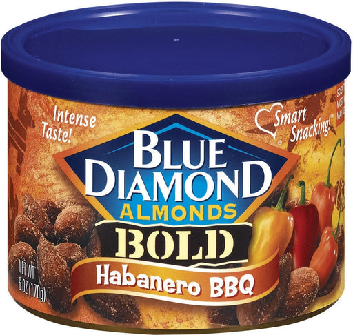 Blue Diamond Almonds Bold, Habanero BBQ Flavored, 6 oz