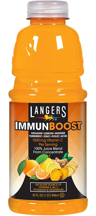 Langers Immunboost 100% Juice Blend, 1000mg Vitamin C, 32 oz