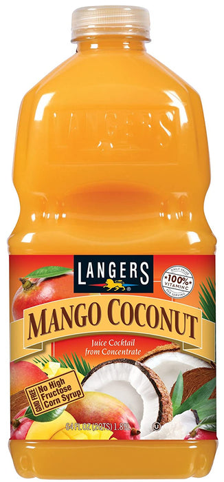Langers Mango Coconut Juice Cocktail , 64 oz