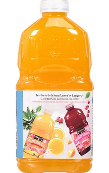 Langers Pineapple Orange Coconut Juice Cocktail , 64 oz