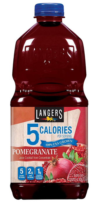 Langers 5 Calories Pomegranate Juice , 64 oz