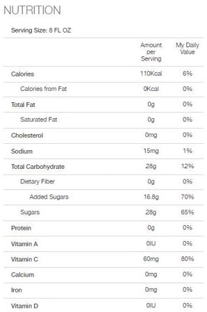 Langers Fruit Punch Juice Cocktail, 3 L