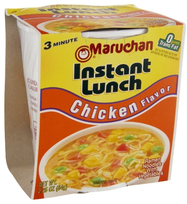 Maruchan Instant Lunch Ramen Noodles with Vegetables, Chicken Flavor, 2.25 oz