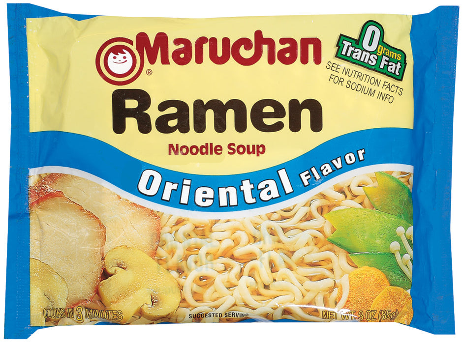 Maruchan Ramen Noodles Soup, Oriental Flavor, 3 oz